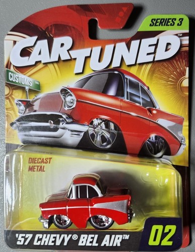 1957 chevy bel - bel-air, rosso