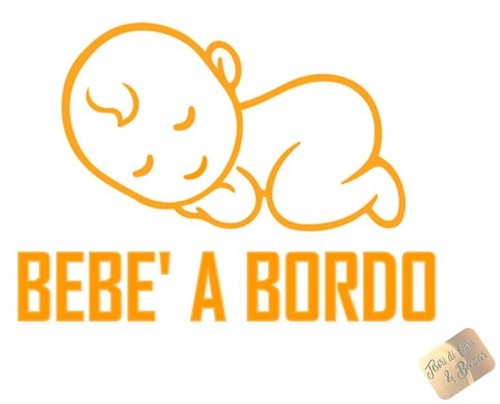 Adesivo adesivi auto bebe a - auto, bebe'