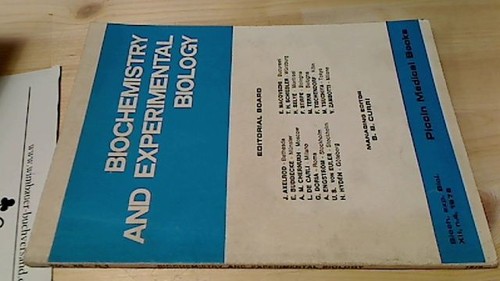 Biochemistry and experimental - and,