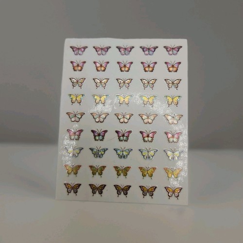 Adesivi unghie farfalla - , 3d