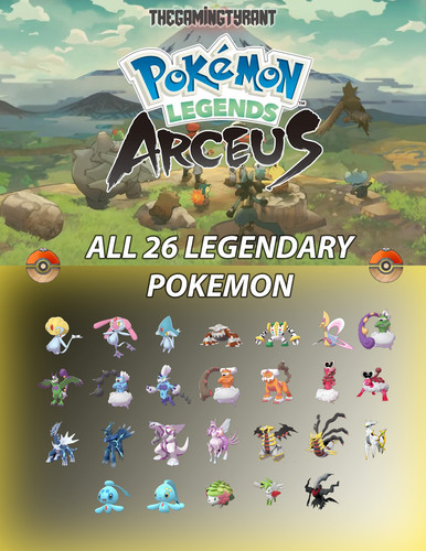 Pokemon leggende arceus tutti - arceus,