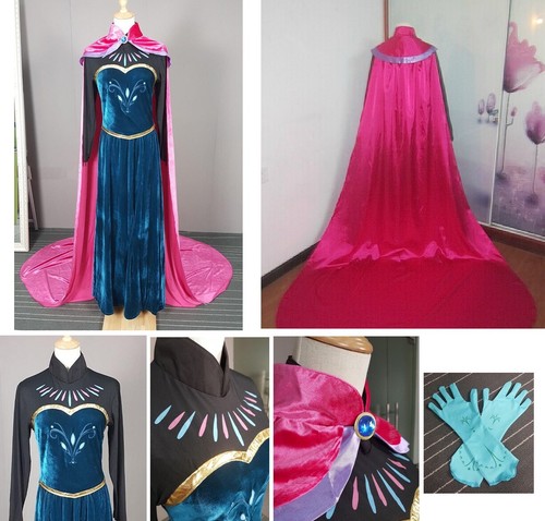 Frozen vestito carnevale elsa - vestito,