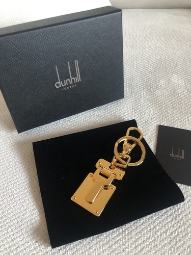 Brass logo lock keyring - 'lock', by