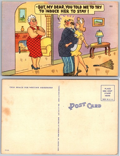 Cartolina umorismo coppia