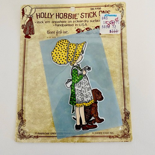 Holly hobbie stick ons - hobbie, vintage