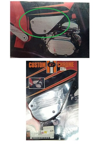 Starter cover cromata motorino