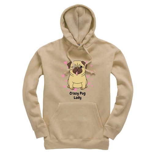 Felpa con cappuccio crazy - felpa,