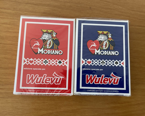 Carte gioco modiano - da, mazzi