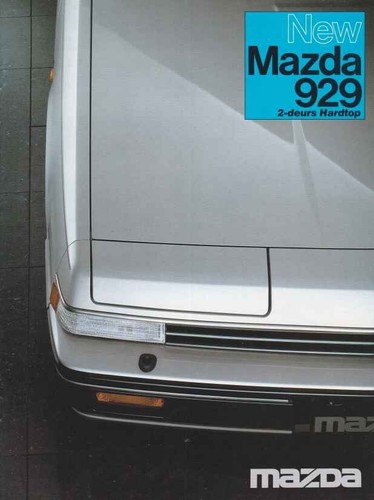 Catalogue brochure mazda 929 - brochure,