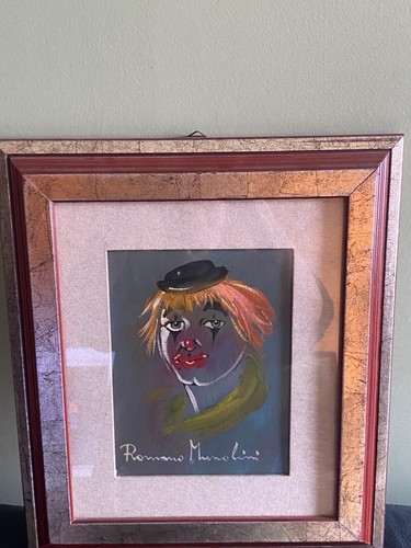 Romano mussolini quadro 18x - romano,
