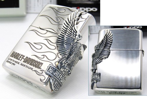 Accendino olio zippo harley - accendino,
