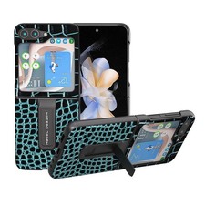 Custodia vera pelle blu - in,