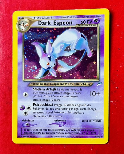 Lotto carte pokemon dark - lotto,