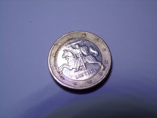 Pièce coin euro lituanie - coin, 1