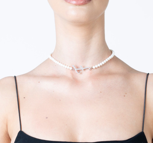 Collana perle 4mm - collana,