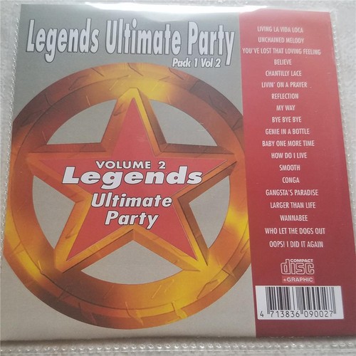 Legends karaoke cdg disc - karaoke,