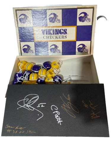 Vintage vikings checkerboard - vikings,