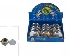 12pz posacenere alluminio - 12pz,