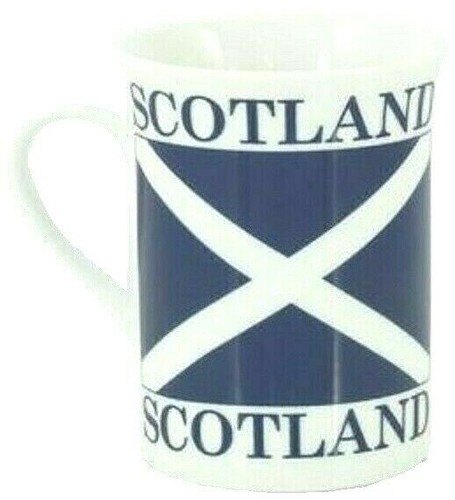 Scottish flag mug cup ceramic - scottish,