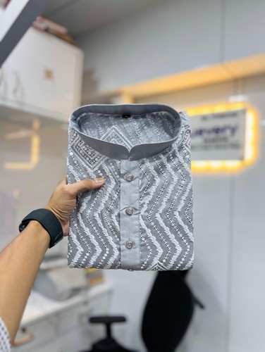 Tradizionale granata kurta set - granata,