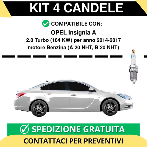 Kit candele per opel - candele,