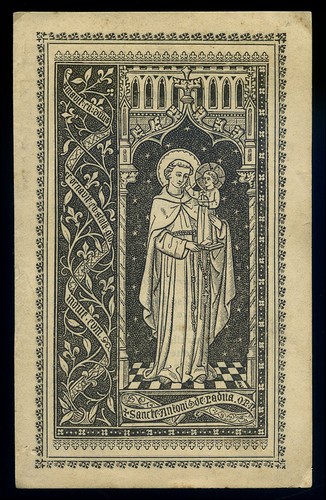 Santino holy card antonio - card, s.antonio