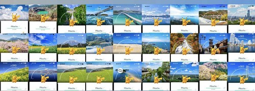 Pokémon rally timbro - go,
