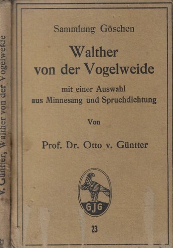 Walther von der vogelweide - walther,