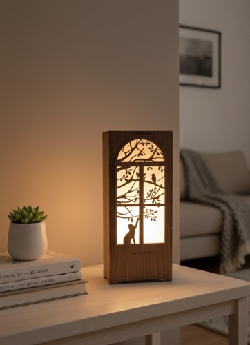 Lampada tavolo legno - da,