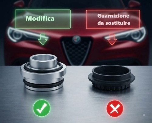 Guarnizione tubo aspirazione - guarnizione,