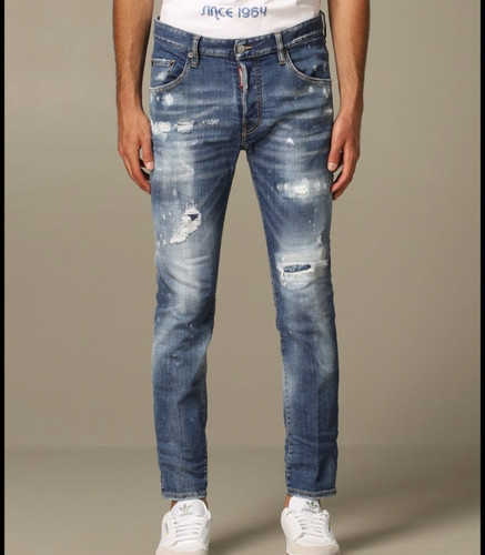 Dsquared2 men blue denim - dsquared2, men's