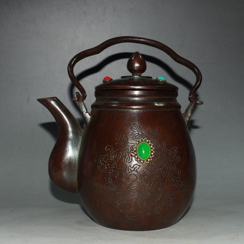 Teiera intarsiata pietra