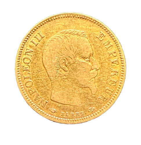 Francia 1858 oro - 1858,