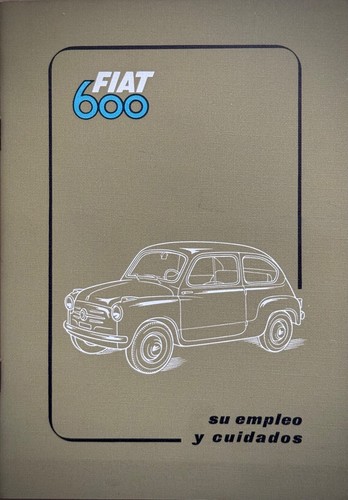 Fiat 600 libretto originale - fiat,
