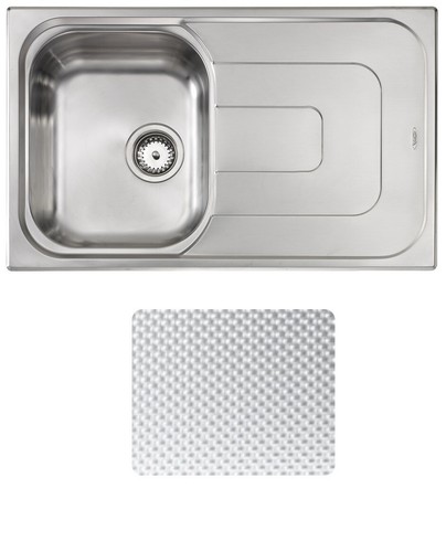Lavello inox antigraffio - cm,