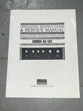 Sansui 101 amplificatore - sansui, au-101