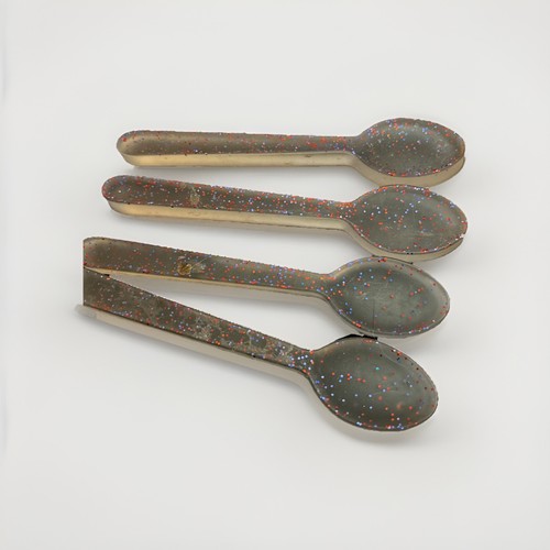 Set cucchiaini plastica - 4,