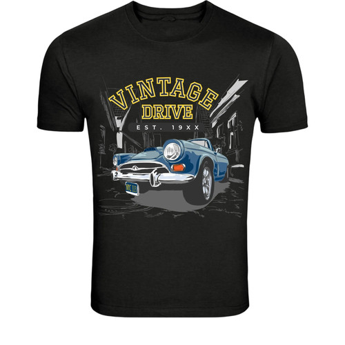 Maglietta vintage drive - maglietta,