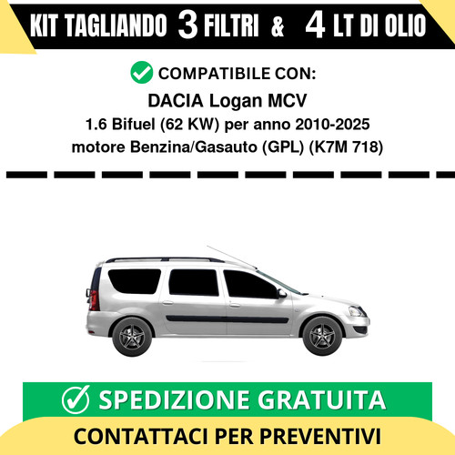 Tagliando per dacia - tagliando, logan
