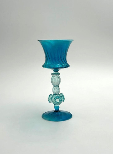 Calice vetro murano - in, blu
