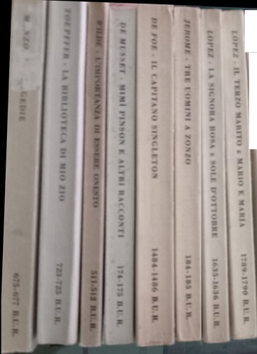 Lotto libri rizzoli - libri,