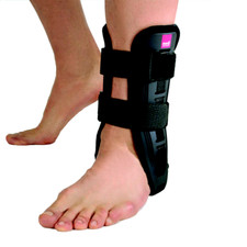 Medi tutore caviglia cavigliera Bivalve m.step Athletic Nero