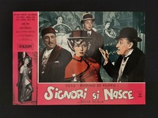 SIGNORI SI NASCE fotobusta poster Totò Peppino De Filippo Delia Scala J38