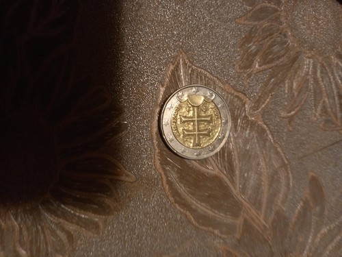 Moneta euro slovensko - moneta, 2