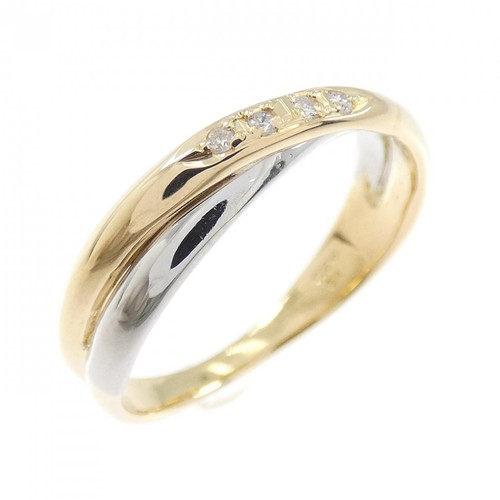 Autentico anello con diamanti