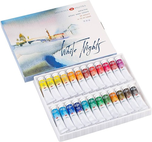 White nights set colori - white,