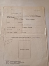 Documento epoca fascista - documento,