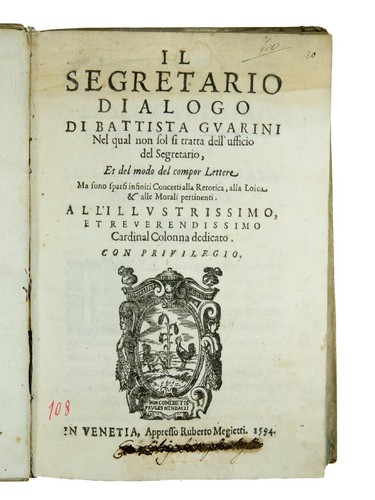 Segretario dialogo - dialogo, [...]
