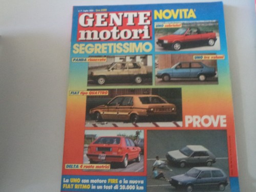 Gente motori 1985 - gente, 7/1985
