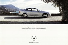MERCEDES CLK COUPE C209 55 AMG 500 320 240 200 CDi depliant brochure 2002/11 